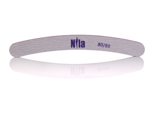 Пилка для ногтей Nila Banana 80/80
