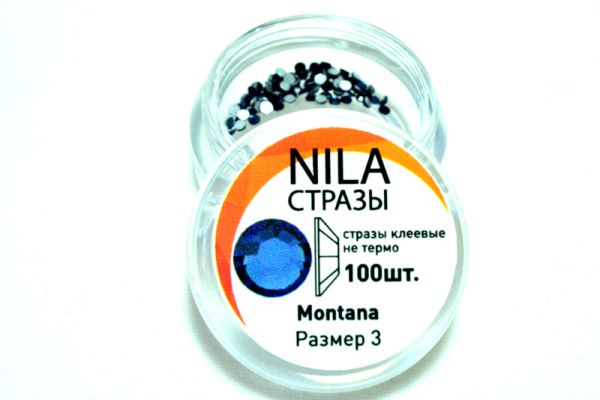 Стразы для дизайна ногтей Montana 3 размер