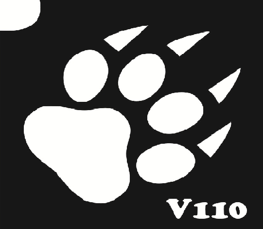 Трафарет для боди-арта 6*6см V110