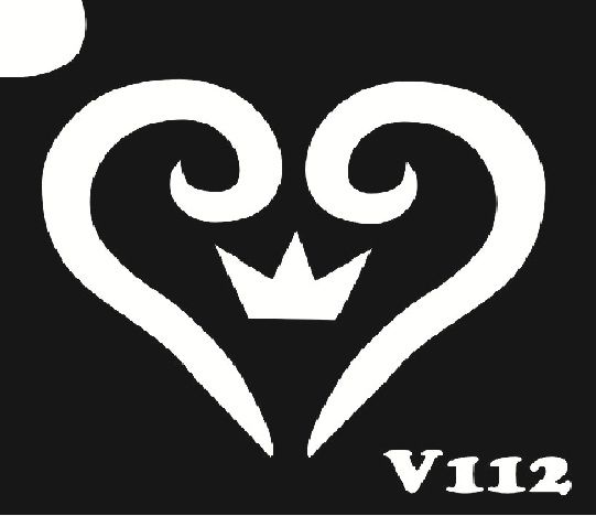 Трафарет для боди-арта 6*6см V112