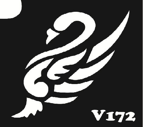 Трафарет для боди-арта 6*6см V172
