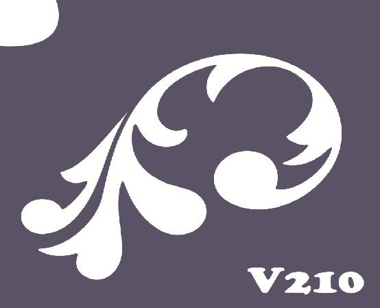 Трафарет для боди-арта 6*6см V210