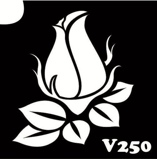 Трафарет для боді-арту 6*6см V250