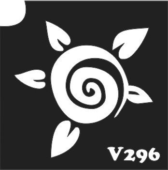 Трафарет для боди-арта 6*6см V296