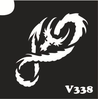 Трафарет для боди-арта 6*6см V338