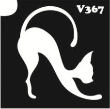 Трафарет для боди-арта 6*6см V367