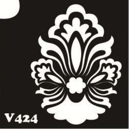 Трафарет для боди-арта 6*6см V424