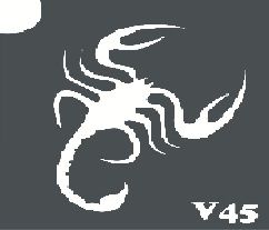 Трафарет для боди-арта 6*6см V045