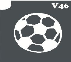 Трафарет для боди-арта 6*6см V046
