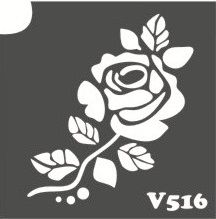 Трафарет для боди-арта 6*6см V516