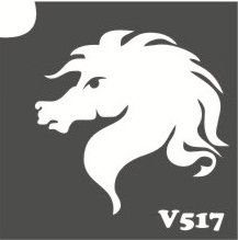 Трафарет для боди-арта 6*6см V517