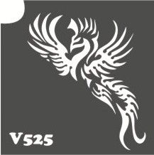 Трафарет для боди-арта 6*6см V525