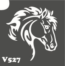 Трафарет для боди-арта 6*6см V527