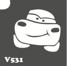 Трафарет для боди-арта 6*6см V531
