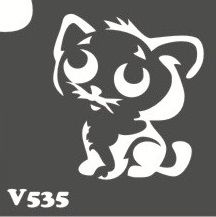 Трафарет для боди-арта 6*6см V535
