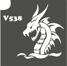 Трафарет для боди-арта 6*6см V538
