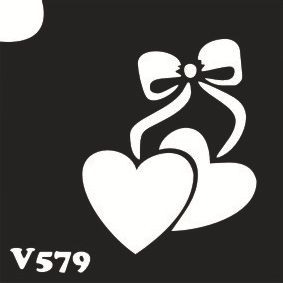 Трафарет для боди-арта 6*6см V579