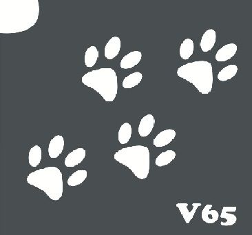 Трафарет для боди-арта 6*6см V065