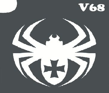 Трафарет для боди-арта 6*6см V068