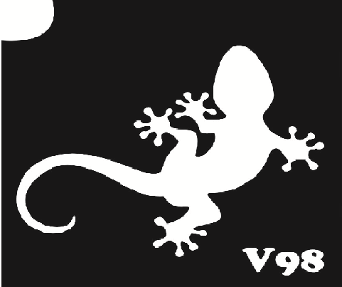 Трафарет для боди-арта 6*6см V098